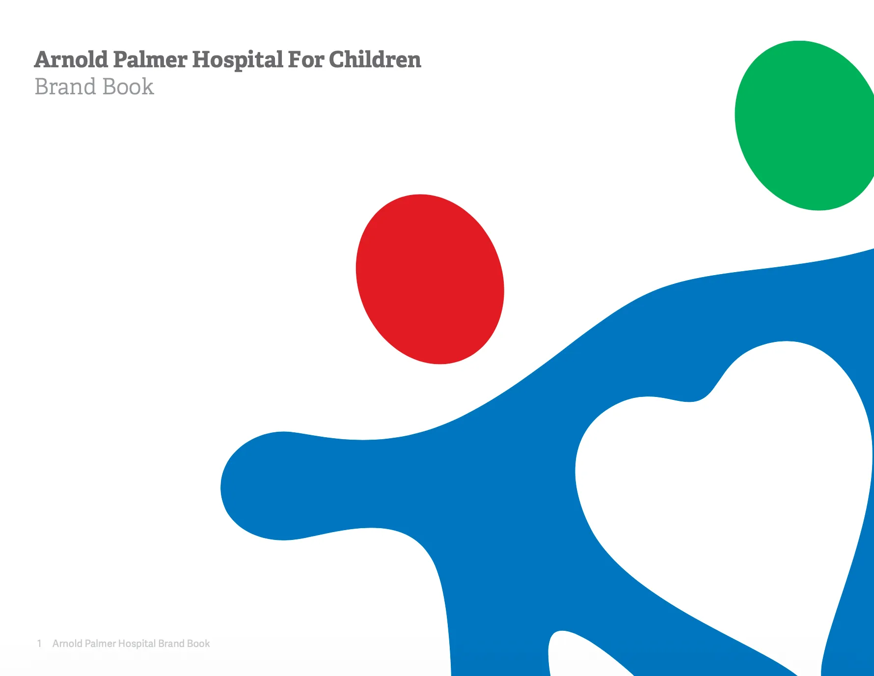 Arnold Palmer Hospital brand book: Brand book cover
