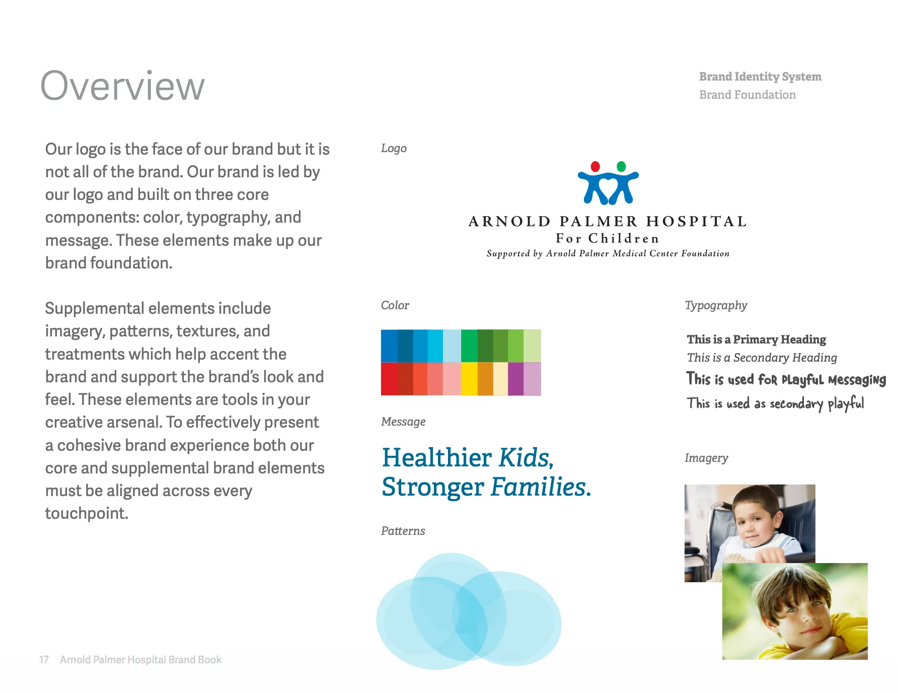 Arnold Palmer Hospital brand book: Identity system overview